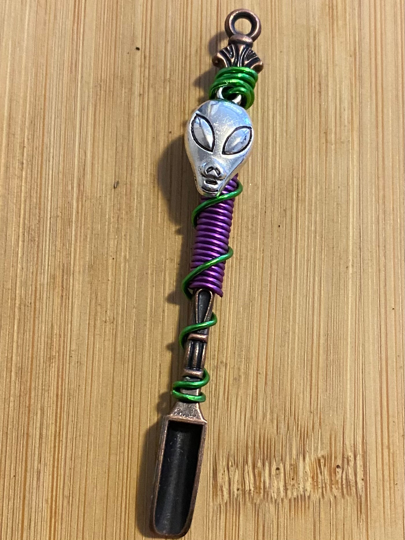 Purple and Green Alien Shovel